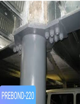 PREBOND-220 applied on pipe support and hanger