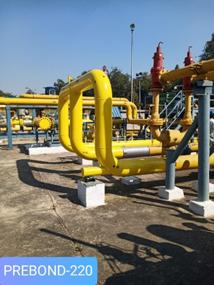 PREBOND-220 applied on plant pipeline