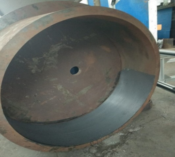PREBOND-58 rust removal result on metal drum