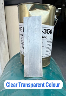 PREBOND-350 anti rust lacquer - clear transparent colour shade