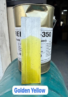 PREBOND-350 anti rust lacquer - golden yellow colour shade