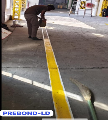 PREBOND-LD floor marking paint line marking application